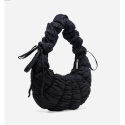 Quilted Hobo Bag (Black)