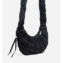 Quilted Hobo Bag (Black)