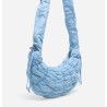 Quilted Hobo Bag (Baby Blue)