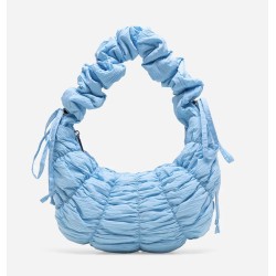 Quilted Hobo Bag (Baby Blue)