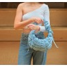 Quilted Hobo Bag (Baby Blue)