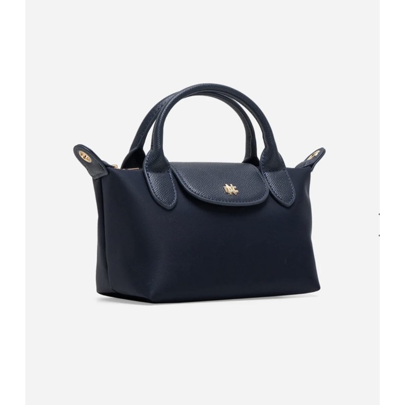 Poppy Mini Nylon Tote (Navy)