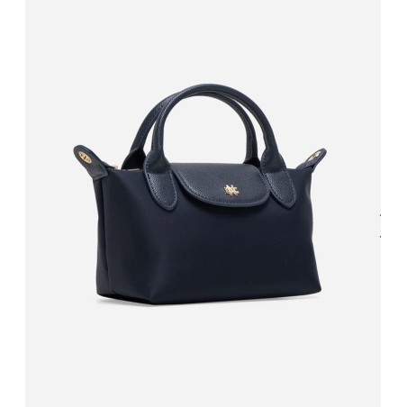 Poppy Mini Nylon Tote (Navy)