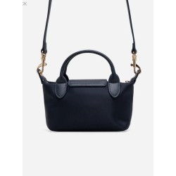 Poppy Mini Nylon Tote (Navy)