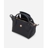 Poppy Mini Nylon Tote (Black)