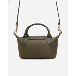 Poppy Mini Nylon Tote (Olive Green)