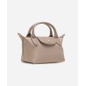 Poppy Mini Nylon Tote (Beige)