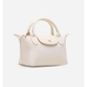 Poppy Mini Nylon Tote (Cream)