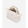 Poppy Mini Nylon Tote (Cream)