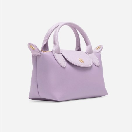 Poppy Mini Nylon Tote (Lilac)