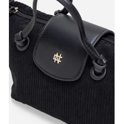 Ellie Mini Corduroy Tote (Black)