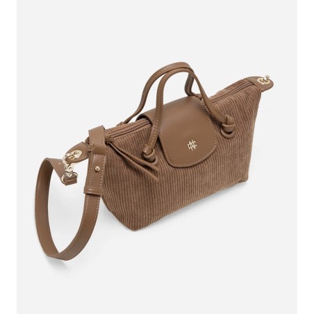 Ellie Mini Corduroy Tote (Khaki)