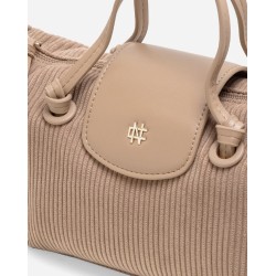 Ellie Mini Corduroy Tote (Latte)