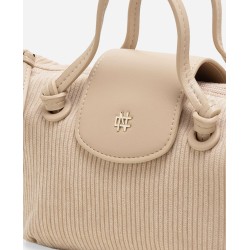 Ellie Mini Corduroy Tote (Cream)