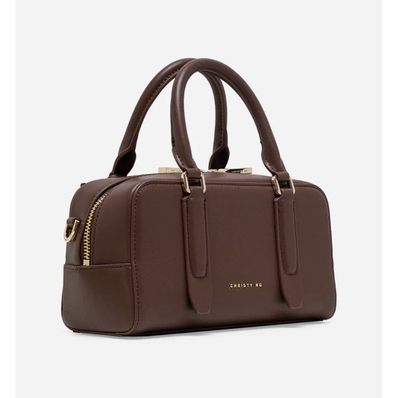 Ridley Top Handle Bag (Chestnut Brown)