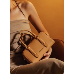 Ridley Top Handle Bag (Caramel)