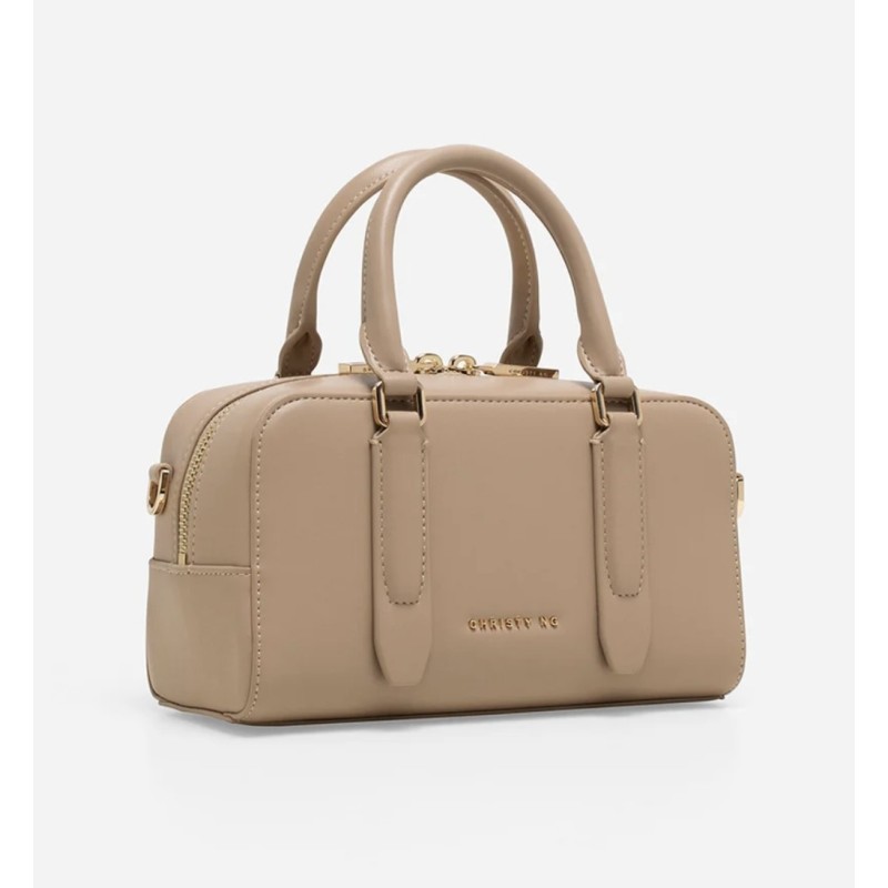 Ridley Top Handle Bag (Latte Brown)