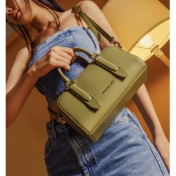 Ridley Top Handle Bag (Avocado Green)