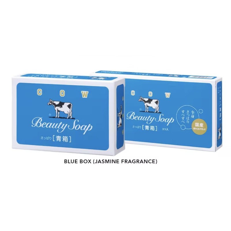 Cow Beauty Soap 3pcs/box (Blue)