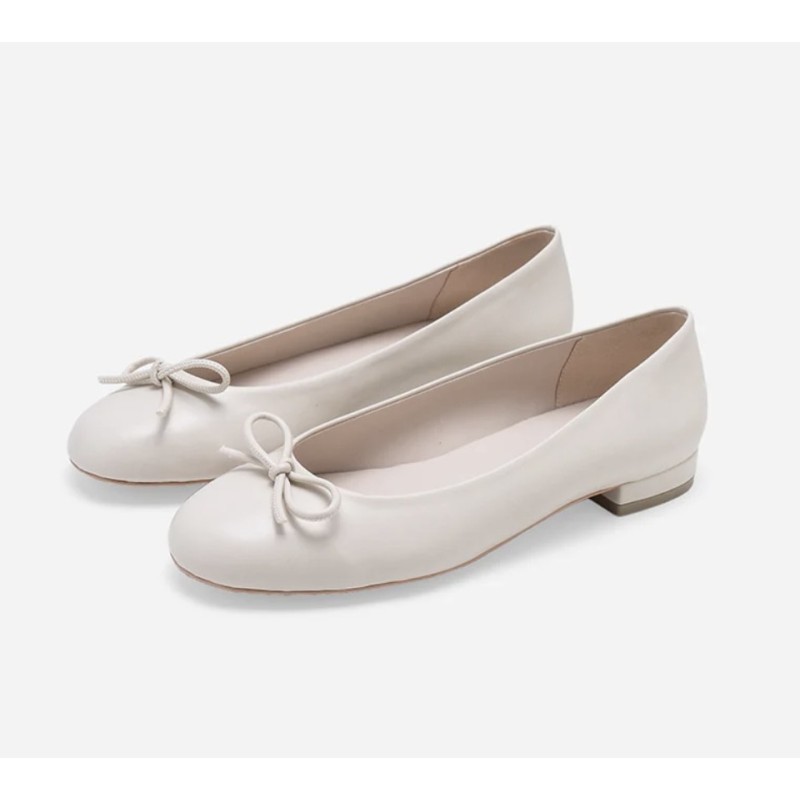 Ballerina Flats (Latte Beige)