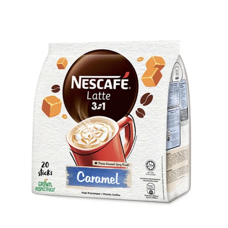 Nescafe 3-in-1 Caramel Coffee 25g x 20