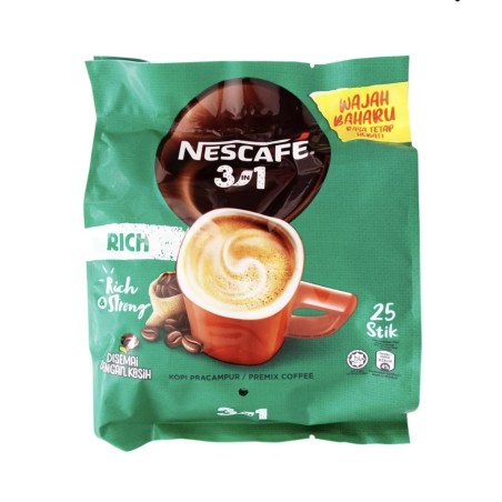 Nescafé Rich & Strong 3 in 1 Instant Coffee 25 sticks