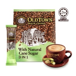 Old Town 3-in-1 Instant White Coffee with Natural Cane Sugar