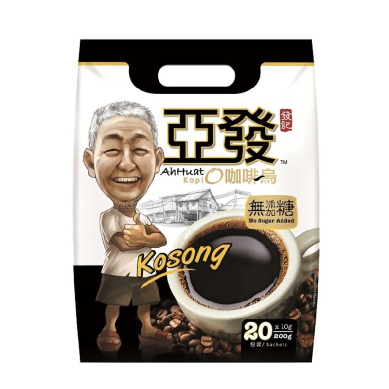 Ah Huat Kopi O No Sugar Instant Coffee 200g